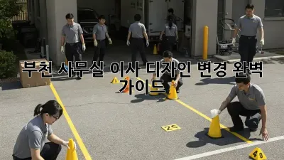 부천 사무실 이사? 디자인 변경 완벽 가이드!