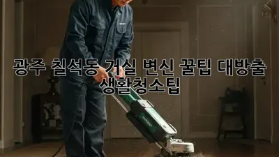 광주 칠석동🏡 거실 변신✨ 꿀팁 대방출! #생활청소팁